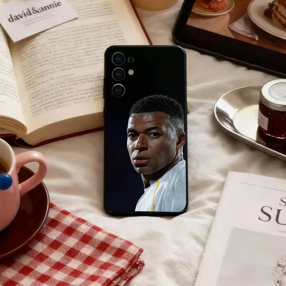 Kylian Mbappe Phone Case For Samsung S25,S24,S21,S22,S23,S30,Ultra,S20,Plus,Fe,Soft Black Cover