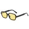  Fashion Square Women Luxury Sunglasses Retro Rivets Men Orange Lens Shades UV400 Sun Glasses