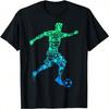 T-shirt da calcio per ragazzi, giovani, uomini, bambini, ragazzi
