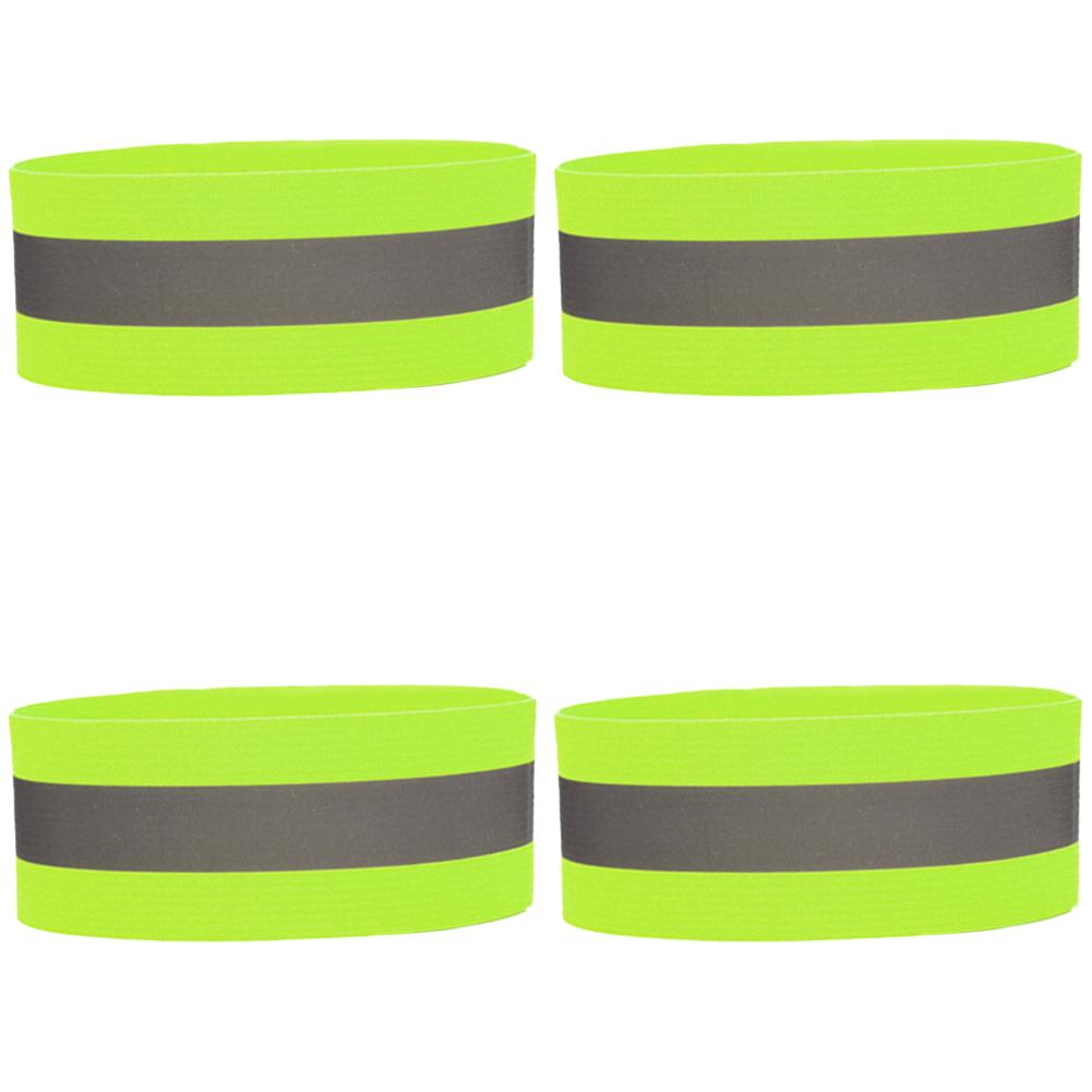 1-10PC Reflective Bands Elastic Armband Wristband Ankle Leg Strap Safety Reflector Tape Straps for Night Walking Cycling Running