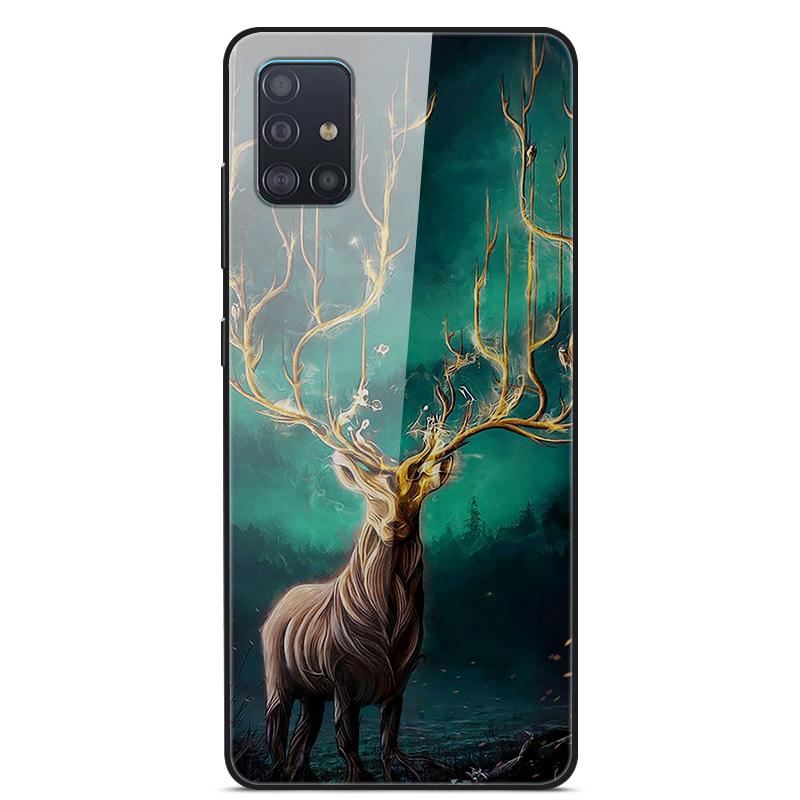 Glass Case For Samsung Galaxy A71 A51 Case A 71 Glass Back Cover For Samsung A51 A31 A71 Case A 51 For Samsung M31s M51 A31 Case