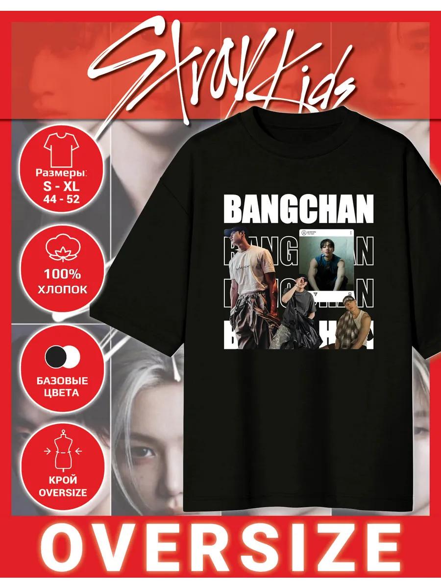 Oversized Stray Kids Printed T-shirt - BangChan 4XL