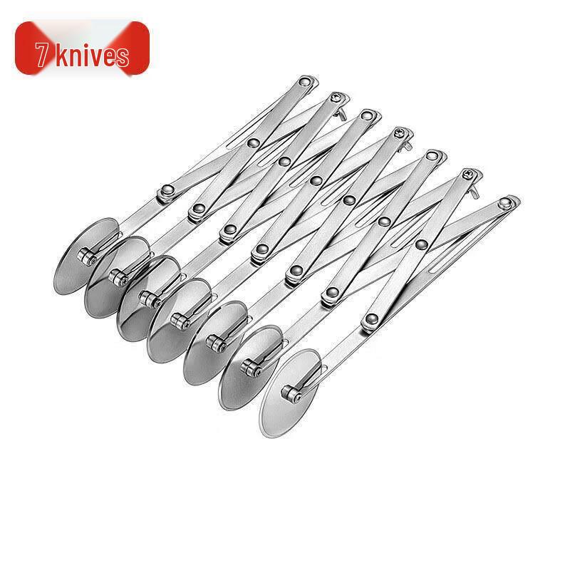 Retractable Multi-Wheel Dough & Pizza Cutter
