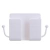 Wall Mount Phone Holder Phone Stand For Bed, Wall Mounted Shower Phone Holder Remote Control Holder With Hooks