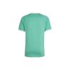 adidas T Shirts Men's Green Crew Neck Moderate Straight Fit HE9549