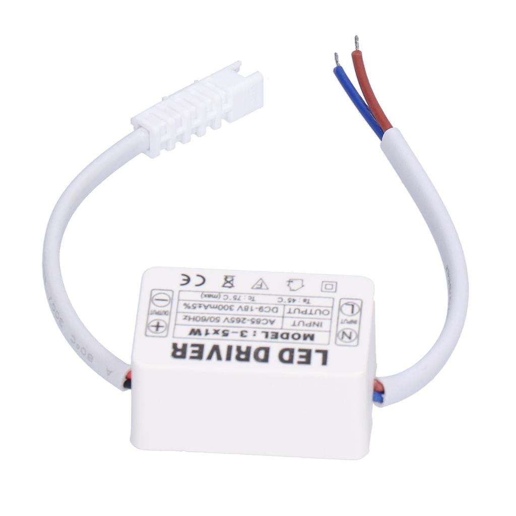 LED Driver 300mA 9‑18VDC Small Size Easy Installation Good Heat Dissipation LED Transformer for Home