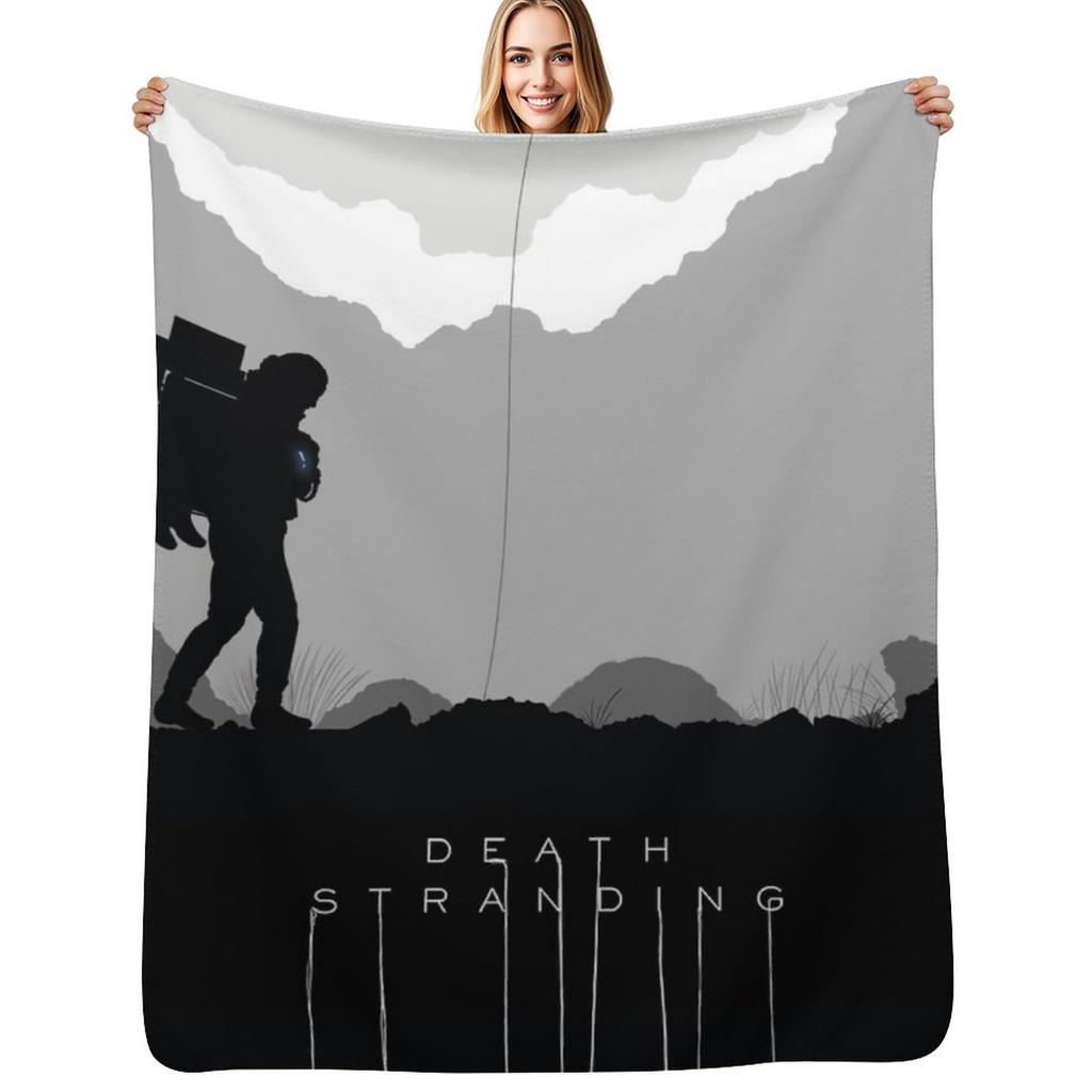 Death stranding Throw Blanket Lightweight Warm Blanket for Indoor Outdoor Use