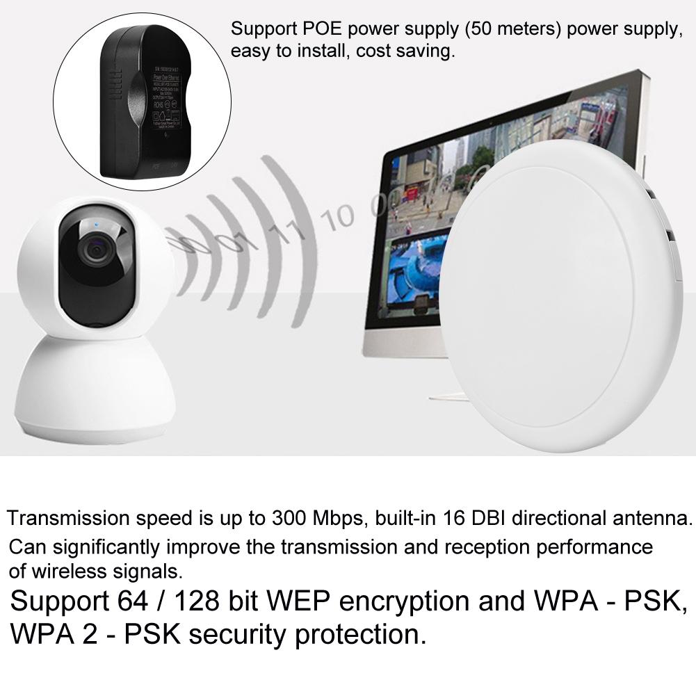 1 Çift Köprü Kablosuz CPE 5.8G Ağ Sinyal Yükseltici