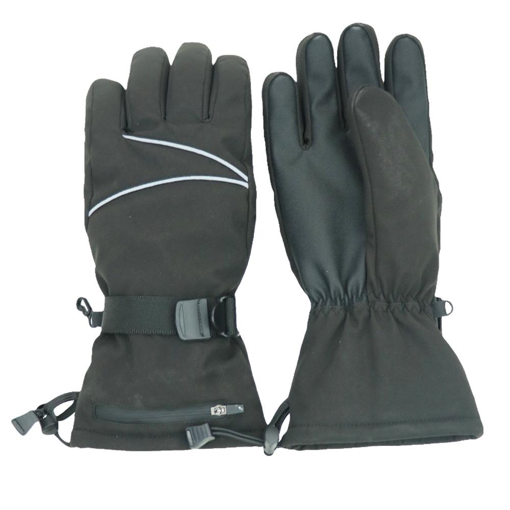 Winter Electric Heated Gloves with Smart Temperature Control for Outdoor Skiing One Size