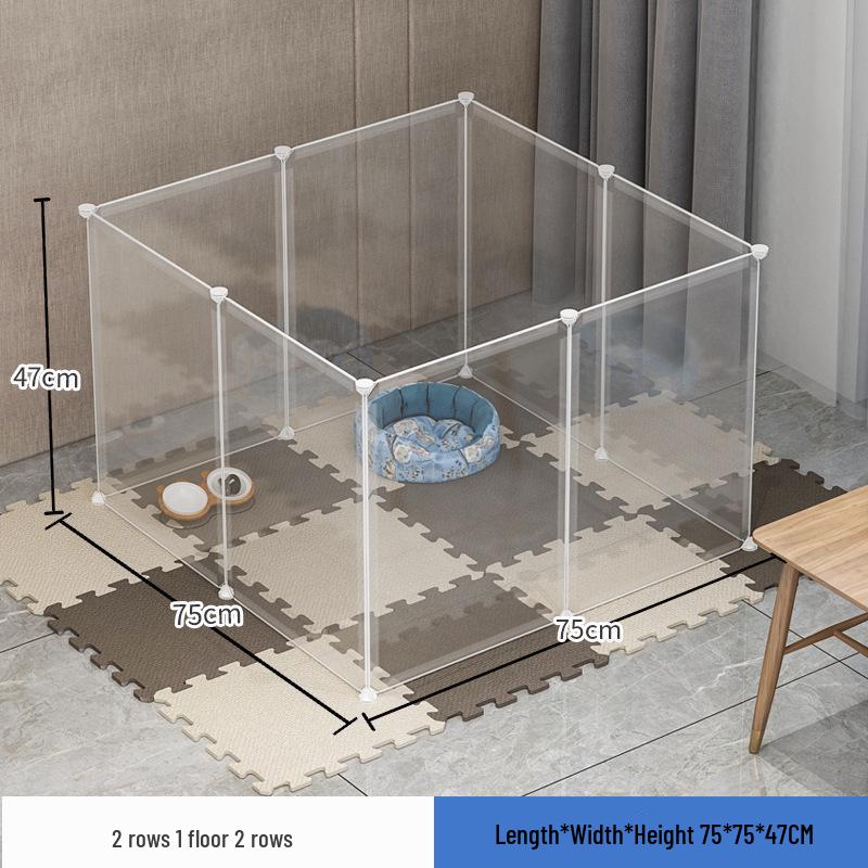 Indoor Pet Playpen: Dog/Cat Enclosure with Free Splicing Cages for Dogs, Cats, and Rabbits.
