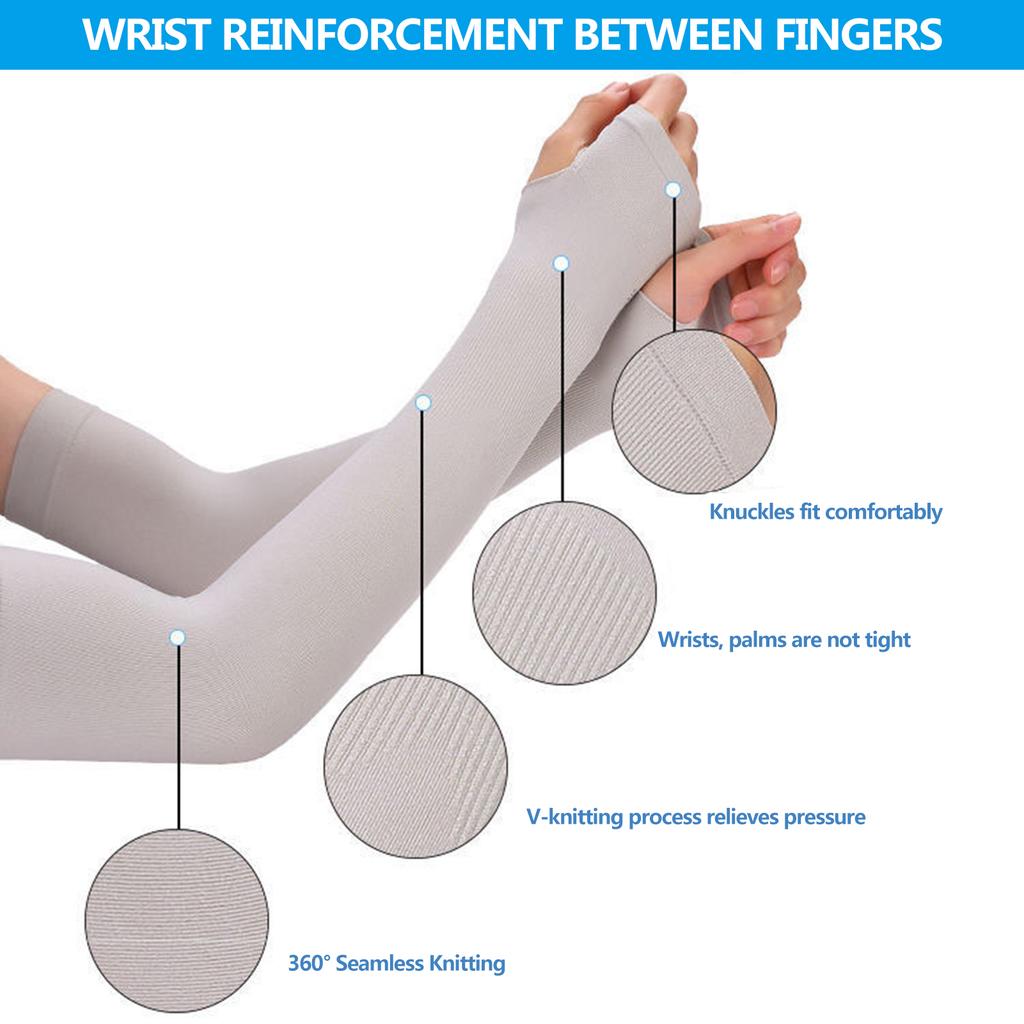 Ice Sleeve Ice Wire Sun Proof Oversleeve Male Female Drive Arm Protection Cover Outdoor Riding Sun Proof Ice Sleeve