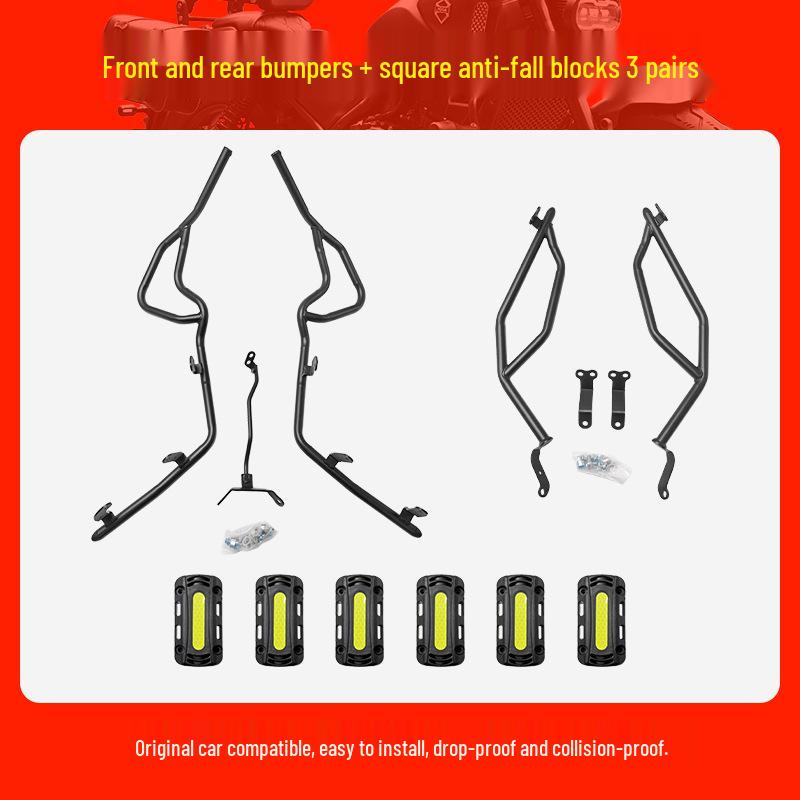 Kymco Dink G150 Scooter Bumper Crash Bar: Full Front & Rear Protection for 26 Models