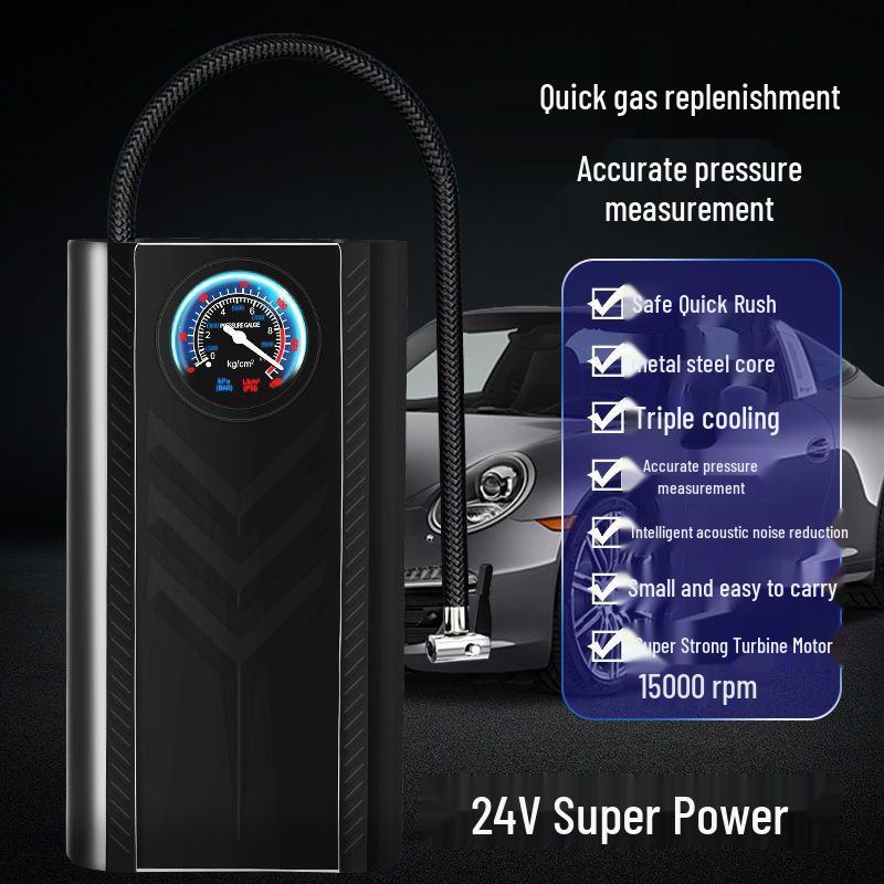 

Портативный беспроводной автомобильный воздушный насос высокой мощности с литиевой батареей