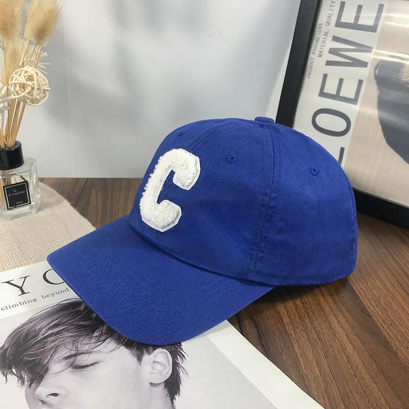 Brim Trendy Soft Baseball Cap For Women And Men Ins Letter Design Hat Sun