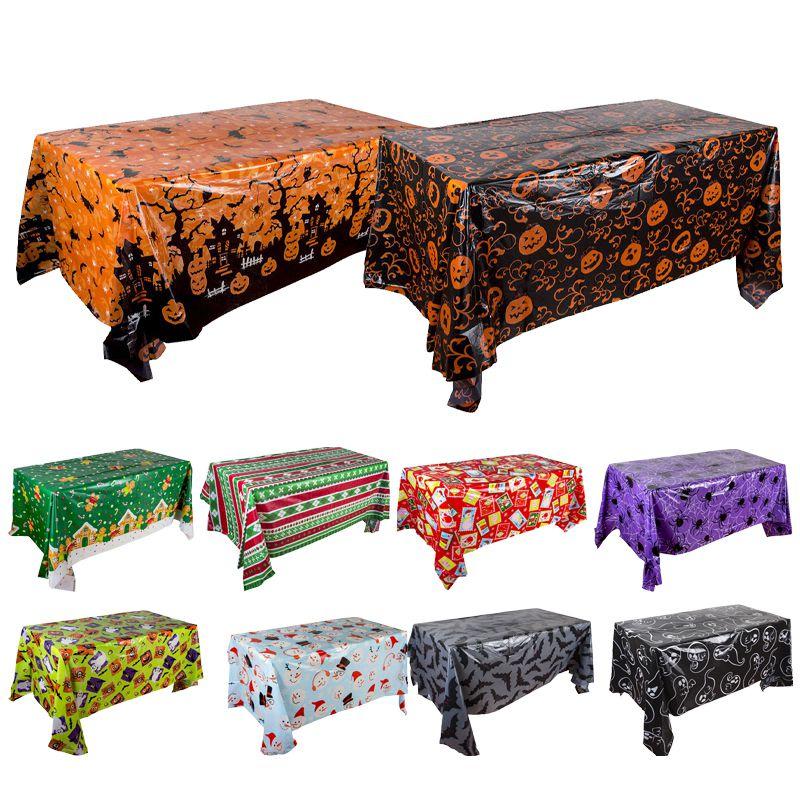 Decorative Plastic Christmas Tablecloth For Home Festivities And Gatherings
