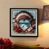 New Arrival 5D DIY Full Circle Diamond Painting "Ethnic Avatar Frame" Embroidery Cross Stitch Home Decor Gift