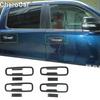 4Pc Plastic Exterior Door Handle Bowl Cover Trim Bezels For Dodge Ram 1500 2018+