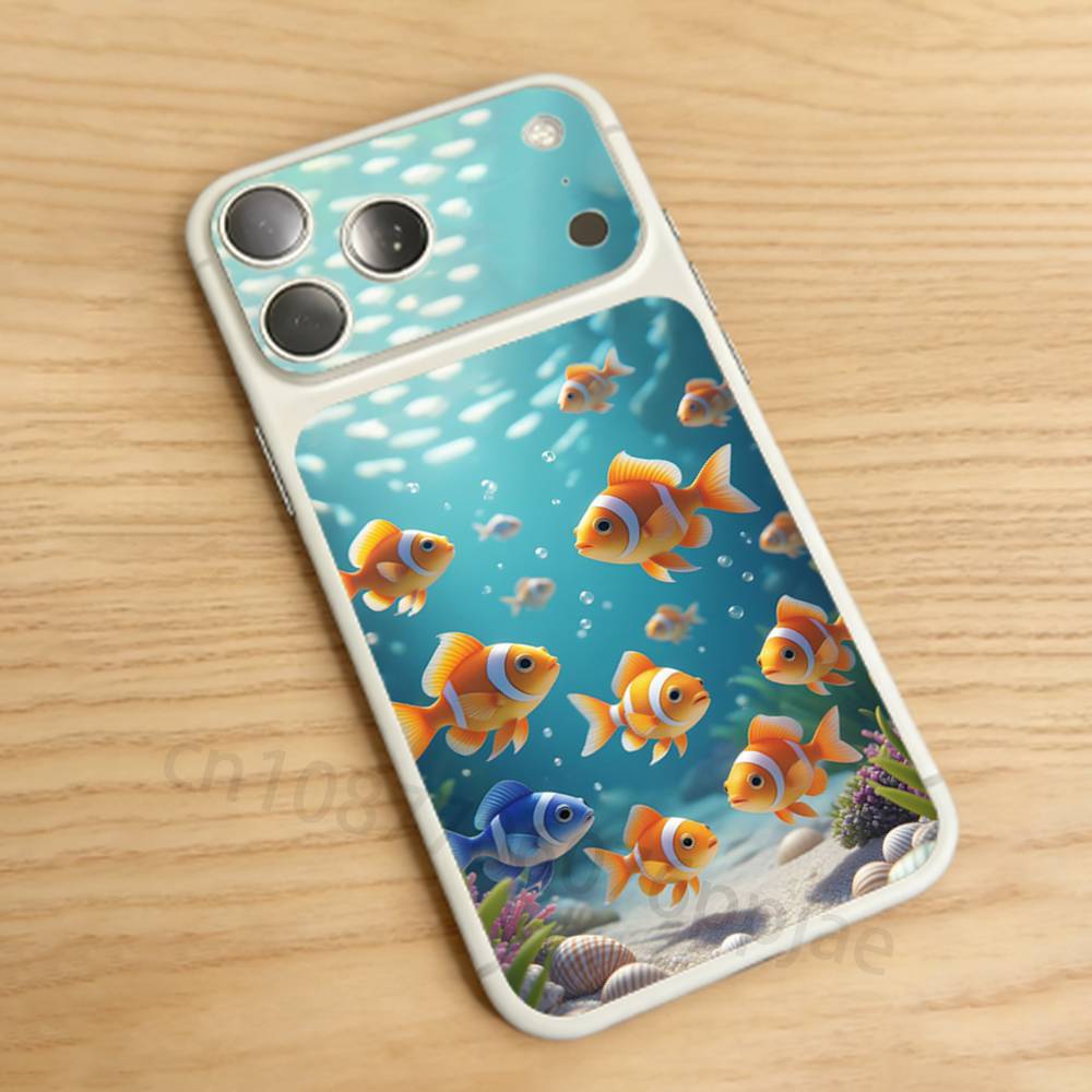 

Clownfish For iPhone 17 pro Max/17 pro Full Cover Decal Skin Wrap Colorful Rear Protective Sticker Film iPhone17pro