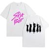KPop Dämonenjäger Film Saja Boys T-Shirts Männer Frauen Hochwertiges Baumwoll-T-Shirt Mode Hip Hop Harajuku Kurzarm-T-Shirts