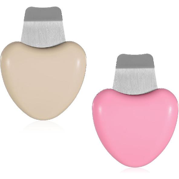 2 PCS Blackhead Remover Scraper Blackhead Remover Tools Deep Cleansing Face Scraper Nose Black Head Removers Silicone Face-Scraper Skin Care Tool