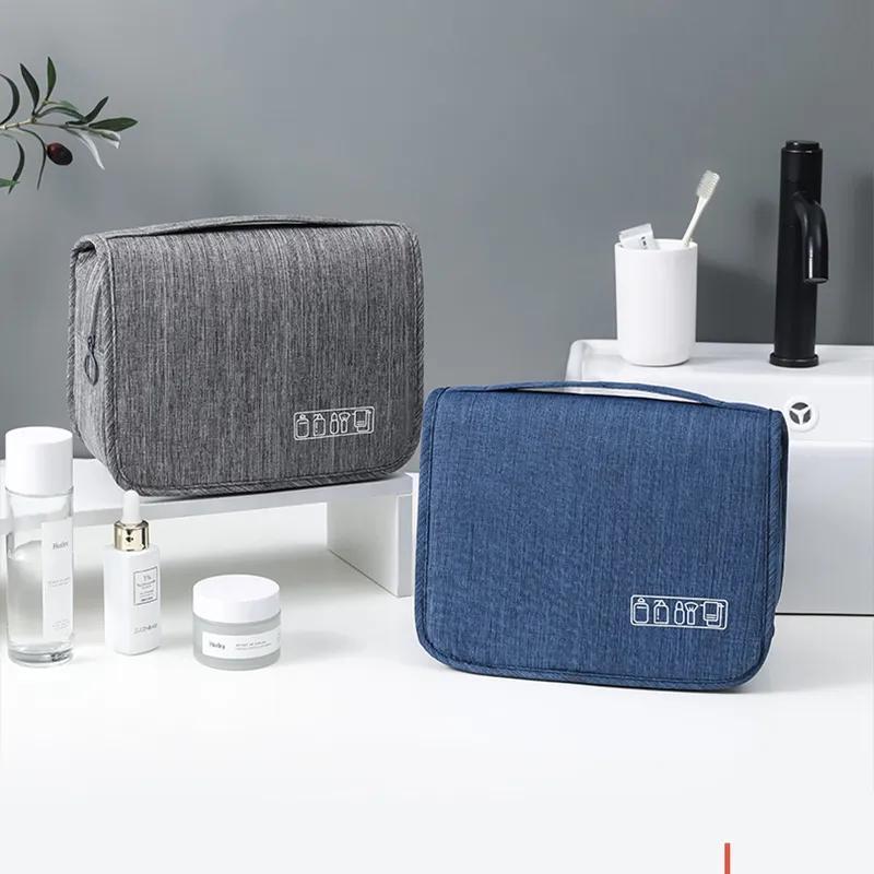 Oxford Fabric Men Business Portable Storage Bag Toiletries Organizer Women Cosmetic Bag Hanging Travel Wash Pouch