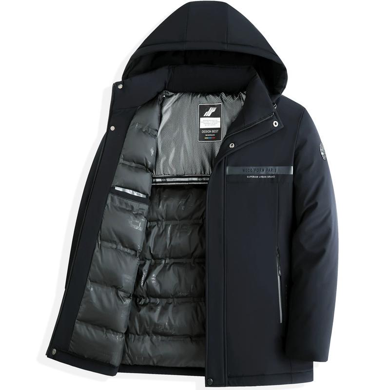 Cozy Up Men's Heavyweight Hooded Puffer Coat