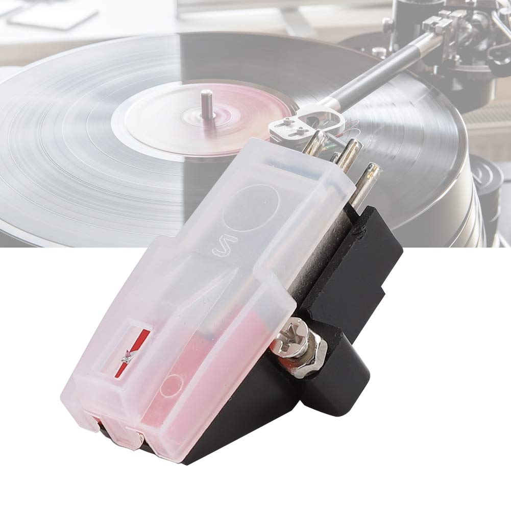 Stylus Cartridge for Phonograph Dual Moving High High Turntable for Stereo Vinyl Record Cartridge Stylus Turntables, Magnets, Output, Precision,