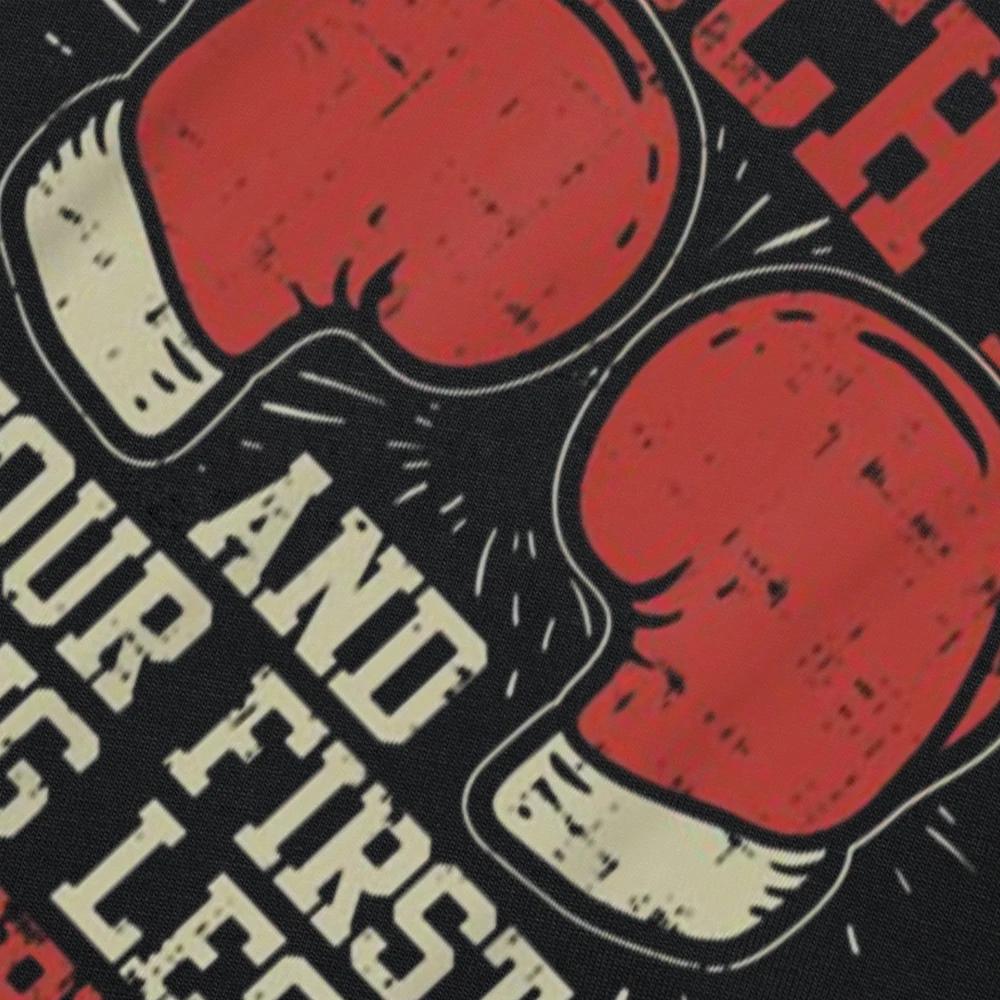 Funny Touch Me and Your First Boxing Lesson Is Free T Shirt Graphic Cotton Streetwear Short Sleeve Birthday Gifts Summer T-shirt