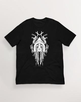 Face of Skadi Shirt| Norse Mythology Viking Art T-Shirt | 100% Cotton Unisex Pagan Tee | HUMAN MADE, No Ai