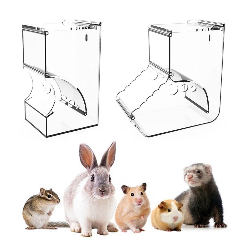 Plastový automatický krmítko pro křečka Závěsná miska na krmivo pro morče Dávkovač krmiva pro domácí mazlíčky Ježek