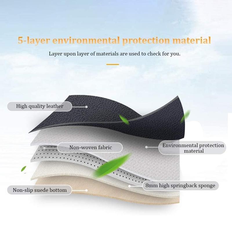 Car Floor Mat For Volkswagen Id4 High Quality Non-Slip Leather Woman Diamond Carpets Man Auto Foot Pads Interior Rugs