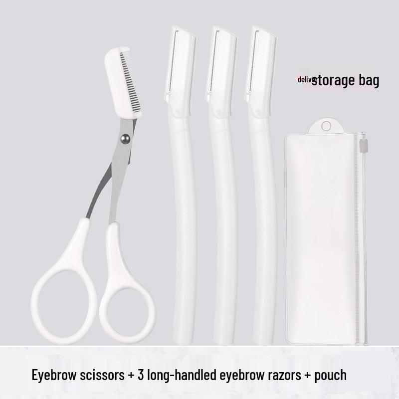 Advanced Eyebrow Razor: Anti-Scratch Trimming Tool Set for Men and Women