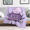 Witch Cauldron Purple Nikury Throw Blanket Soft Warm Blanket Gift for Grandparents