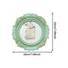 Round Picture Frame Crafting Ornament Multifunctional Retro Style Wall Mount Tabletop Decoration for Hallway Bedroom Bathroom