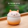 Creative Cute Shiba Inu Tea Canister Moisture-proof Ceramic Sealed Storage Canister Mini Portable Travel Tea Canisters