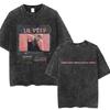 Rapper Lil Peep Hellboy T-shirt Lavata Uomo Donna Hip Hop Harajuku YK T-shirt Casual Ampia Cotone Magliette Estive Streetwear Maschio