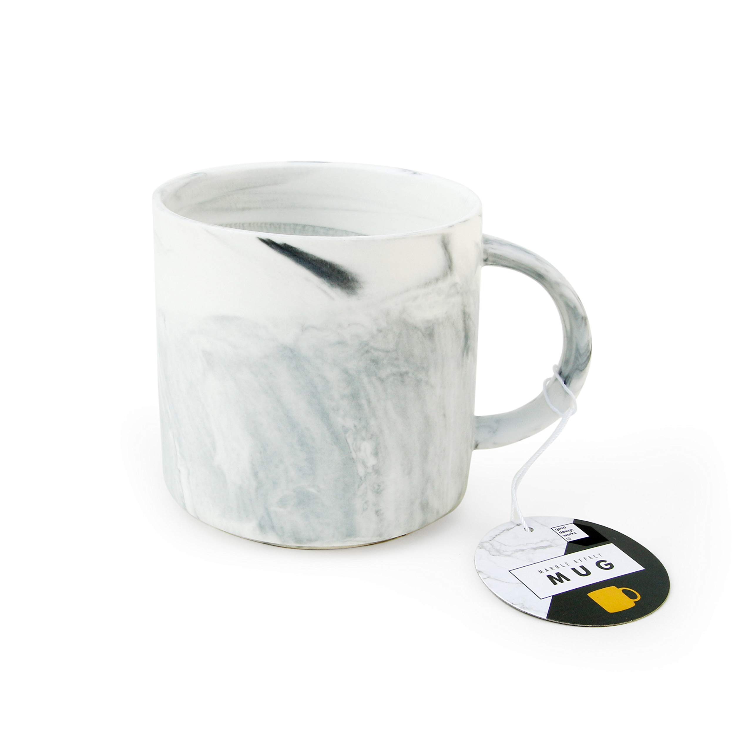 

SUCK UK Marble Effect Kitchen Marble Design Coffee British Item Mugs, Mug, Mug, (Black) чёрный