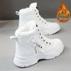2024 Women's Warm Fleece-Lined Snow Boots: Thick-Soled, High-Top Winter Style