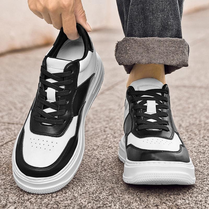 Men Women Elevator Shoes Heighten Increase Invisible 8cm Height Increasing Sports Chunky Sneakers Taller Lift Shoes Luxury