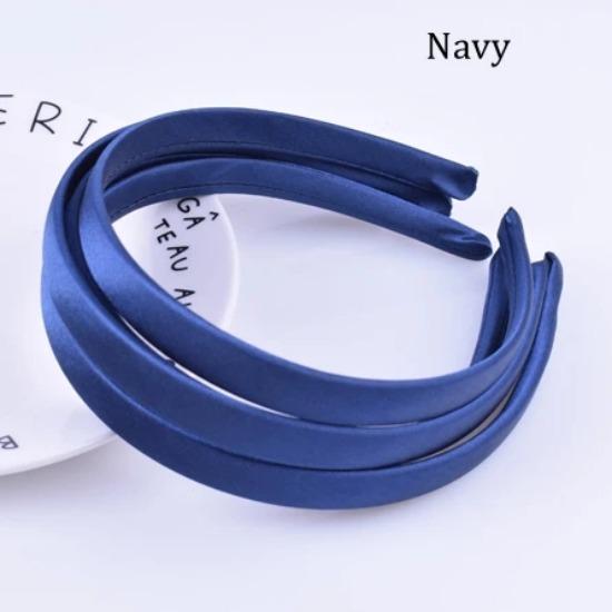 20 Stück/Los 1,5 cm Breite Haarreifen Stirnbänder für Frauen Kinder Haarband Haaraccessoires Satinband Haarband Stirnband Make-up Sport