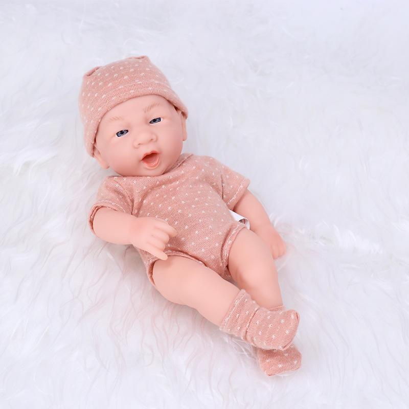 Rebirth Doll Vinyl Doll Baby Pacifying Toy Vinyl Doll Baby Soft Vinyl Doll Toy
