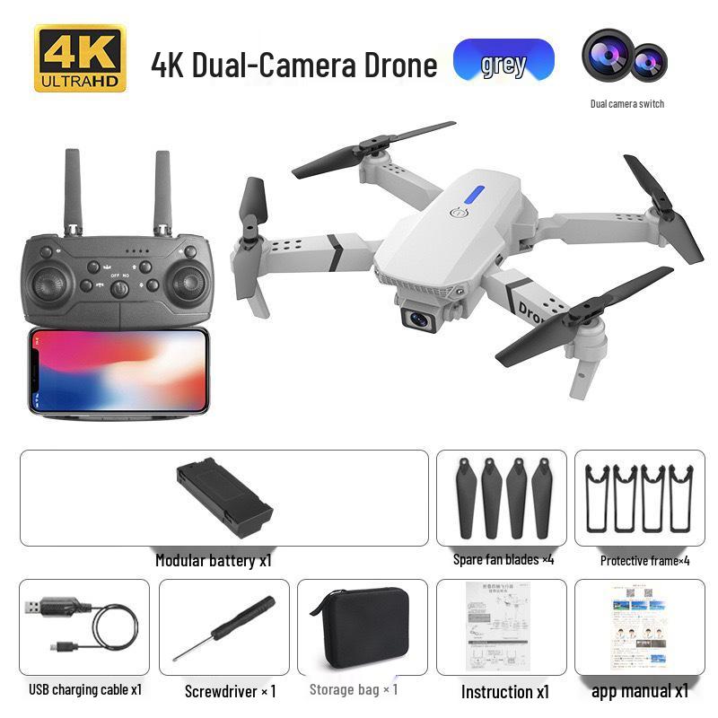 E88 Professional 8K Drone: Long Battery Life Aerial Photography Toy for Kids (Ages 6-12)