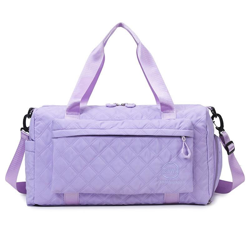 Fashionable and Lightweight Hand-heeled Travel Bag Boarding Luggage Bag Dry and Wet Separation Sports Gym Bag Can Be Used To Pull Rod and Shoe Bin