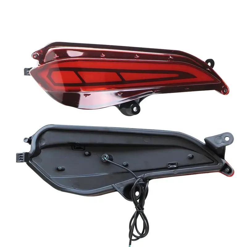 2Pcs Car Rear Bumper Light for Toyota VIOS  YARIS 2017 2018  Fog Warning Turn Signal Lamp Reflector Accessories