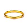 Antique-style High-Quality 7N Gold Bangle, Women's Bracelet from TikTok Collection