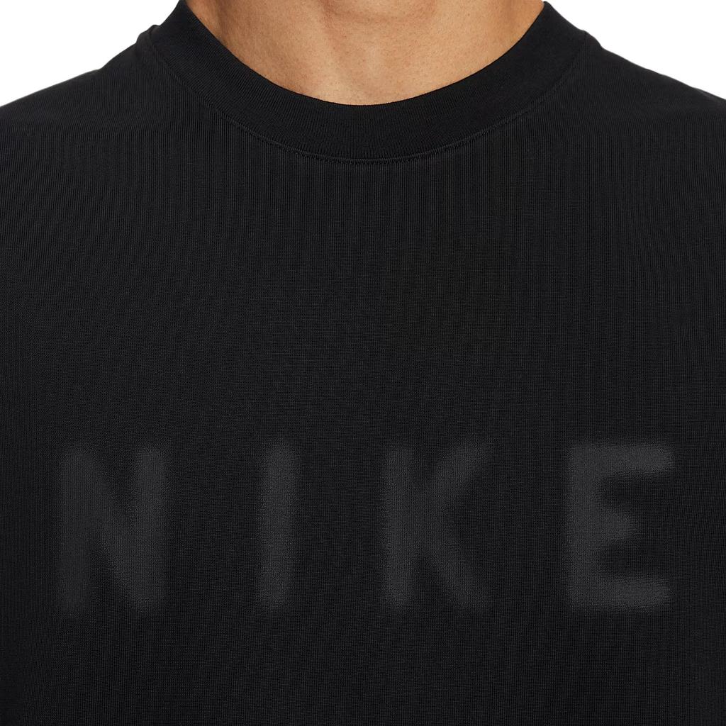 Nike Sportswear Standard Fit Crew Neck Sleeveless Training Tank Top Breathable Moisture-Wicking Athletic Vest Men's Black IF2798-010