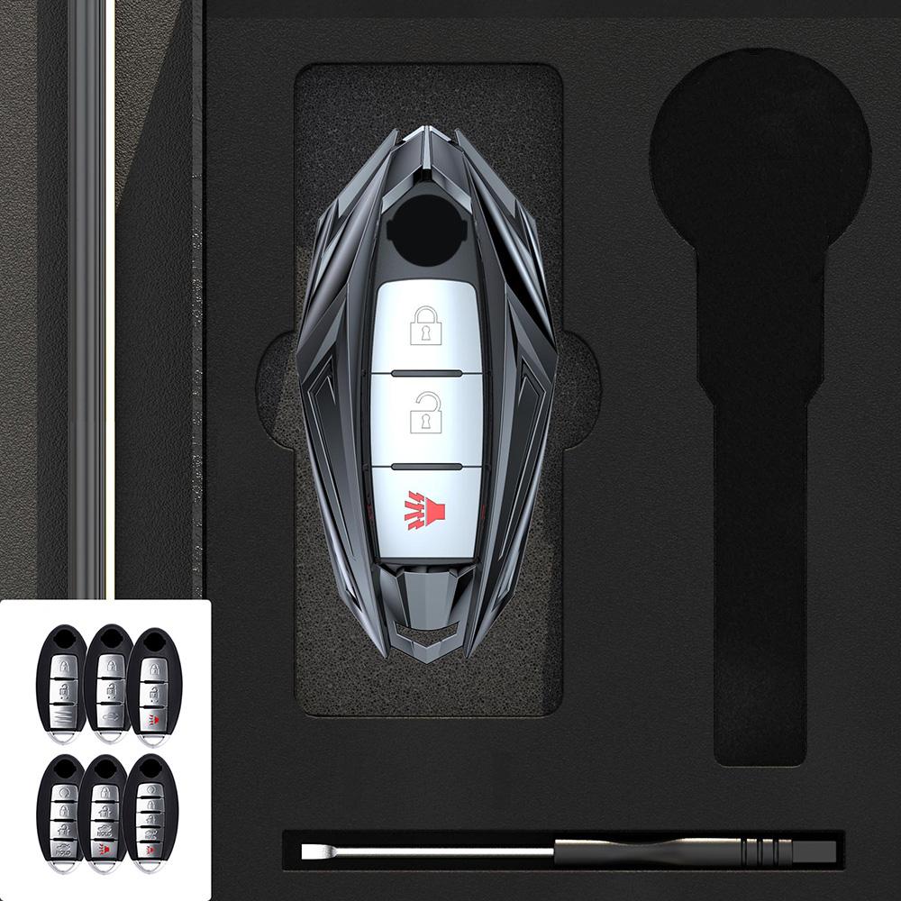 High-Quality Car Key Case Cover For Nissan Leaf Micra Qashqai J11 J10 X Trail T32 Versa Note Patrol Key Fob Cover Accessories