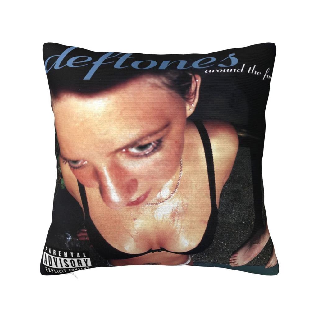 Deftones White Pony Album Square Pillow Cases Band Cushion Cover Decorative Pillowcase For Home 45*45Cm