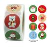 Pack Sticker Christmas Holiday Gift Decorating Gift 1 Roll 500 Posts Christmas