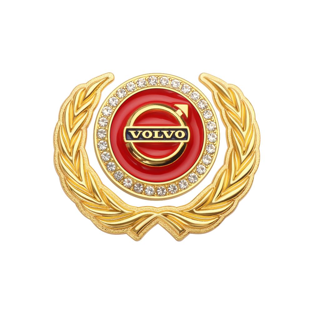 3D Metalen Schild Badge Sticker Carrosserie Zijdeur Spatbord Kofferbak Decoratie Sticker Voor Volvo Xc60 XC90 V40 S60 V50 V60 C30 Xc40 S80 S40 V90